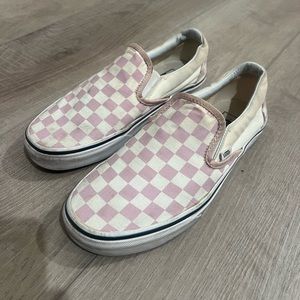 Size 8 Checkered Vans